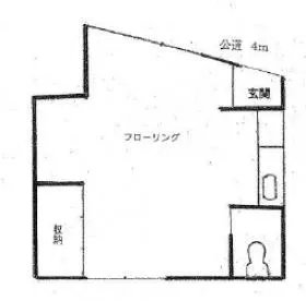 コートハイツ品川ビルの基準階図面