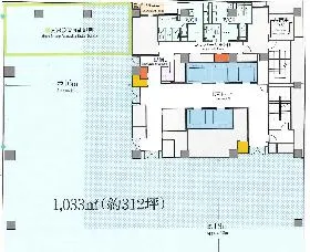 室町ちばぎん三井ビルの基準階図面