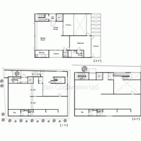 パシフィックアーツ青山ビルの基準階図面
