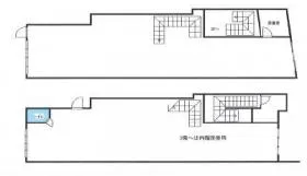 西川ビルの基準階図面