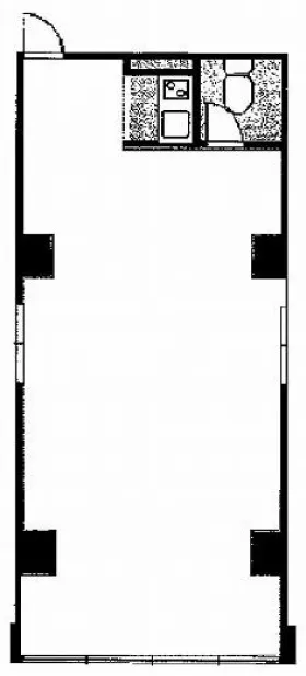 森田ビル2の基準階図面
