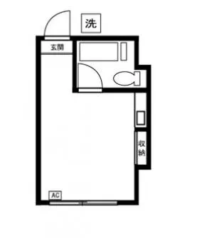 六本木ヴィレッジビルの基準階図面