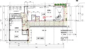 FPG links OMOTESANDOビルの基準階図面