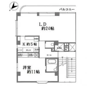スタン赤坂ハイツビルの基準階図面
