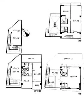 リバティKの基準階図面