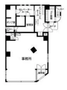 プレール・ドゥーク笹塚の基準階図面