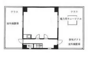 五反田アルコーブビルの基準階図面