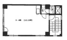 泉ビルの基準階図面