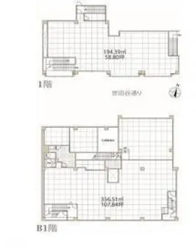 ライオンズマンション世田谷馬事公苑ビルの基準階図面