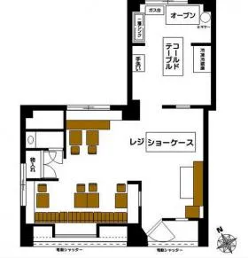 ハイツ松田ビルの基準階図面