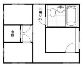 藤井ビルの基準階図面