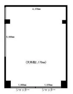 塚見ビルの基準階図面