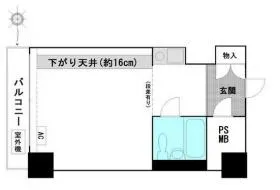 池袋陽光ビルの基準階図面