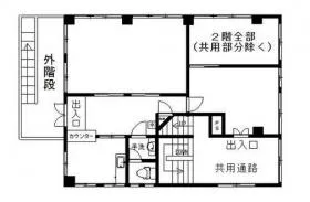 竹美ハイツビルの基準階図面