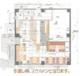 幸來路(シンライルー)ビルの基準階図面