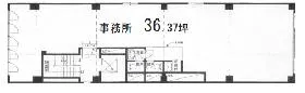 ユースクエア新橋(旧新橋第一中ビルの基準階図面