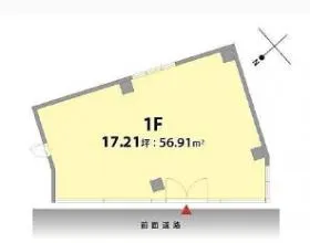 代官山KUMIKOビルの基準階図面