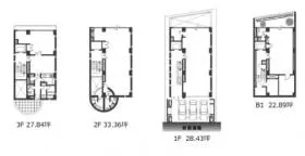 K.W.ビルの基準階図面