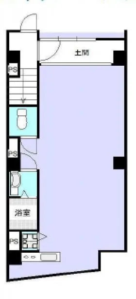 千駄ヶ谷グリーンランドビルの基準階図面