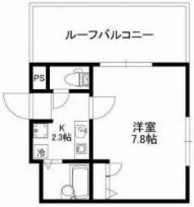ブライトコート幡ヶ谷ビルの基準階図面