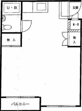ホワイトヒル渋谷ビルの基準階図面