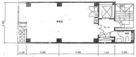 浅草橋MOMOビルの基準階図面