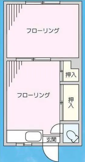 白石ビルの基準階図面