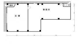 パーラーフジビルの基準階図面