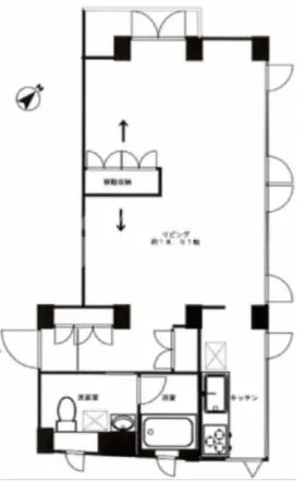 南青山コトリビルの基準階図面