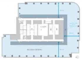 TOKYO TORCH 常盤橋タワーの基準階図面