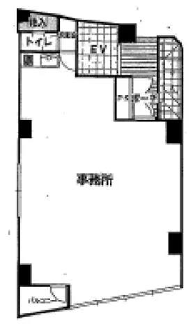 丸一ビルの基準階図面