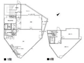 第2飯島ビルの基準階図面