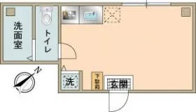 築地バン・キャビオンビルの基準階図面