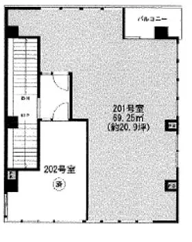 三樹ビルの基準階図面
