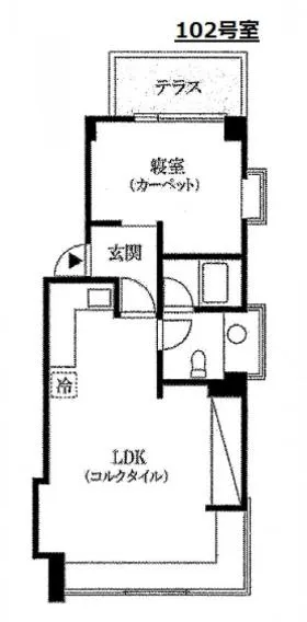 マーム大山ビルの基準階図面
