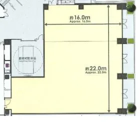 神保町北東急ビルの基準階図面