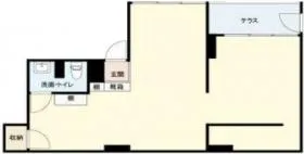 本町スカイハウスの基準階図面