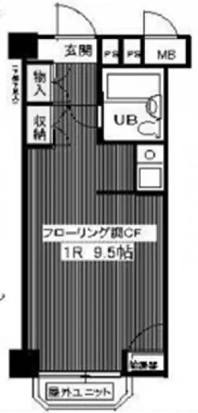 カルム赤坂ビルの基準階図面
