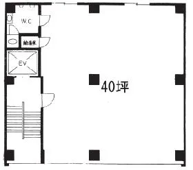 佐山ビルの基準階図面