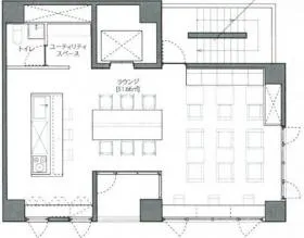 LEAGUE銀座の基準階図面