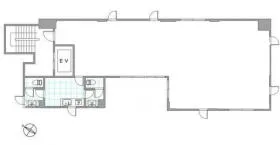 矢澤ビルの基準階図面