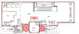 PUZZLE GINZAビルの基準階図面