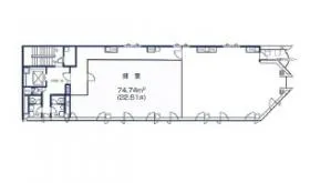 緑川ビルの基準階図面