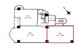 博多東エースビルの基準階図面
