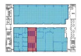 博多大博通ビルディングの基準階図面