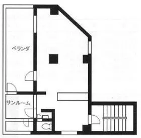 石井第3ビルの基準階図面