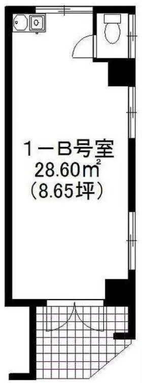 フジハイツビルの基準階図面