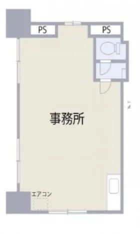 静和ハイムビルの基準階図面