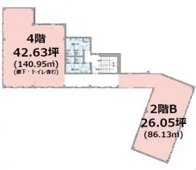 アズ岩槻ビルの基準階図面