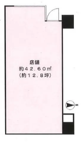 リーラ新高円寺の基準階図面